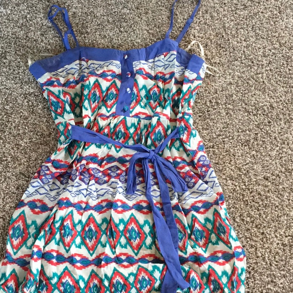 Aztec print tank top
